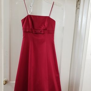 Red bridesmaid/prom dress